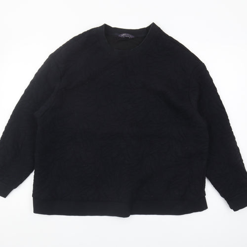 Marks and Spencer Men's Black Sweatshirt