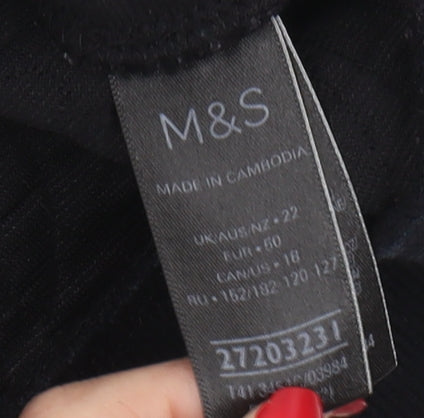 Marks and Spencer Men's Black Sweatshirt