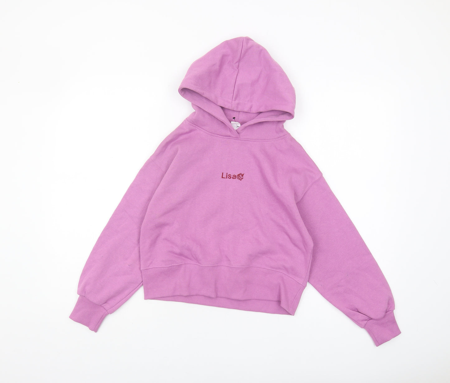 Zara Girls Purple Hoodie 9-10Y Pullover