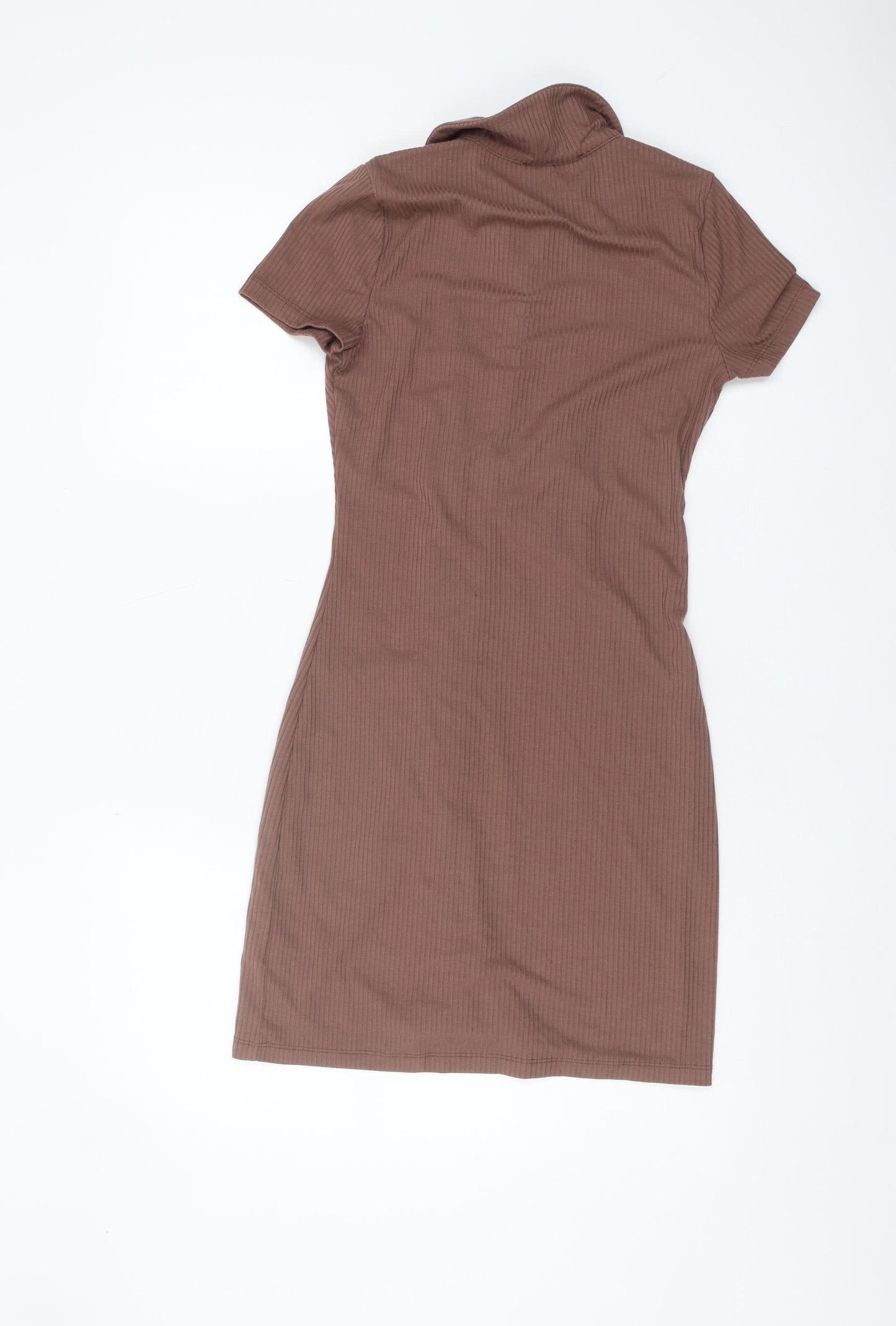 New Look Girls Brown Collared Shirt Dress 12-13 Years