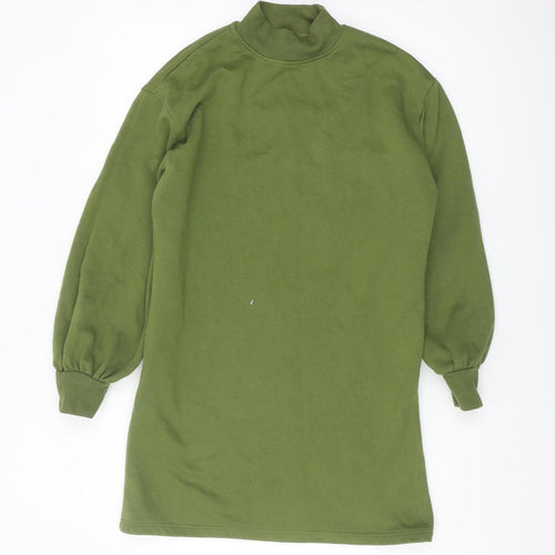 Bershka Green Women's Sweatshirt, Size S