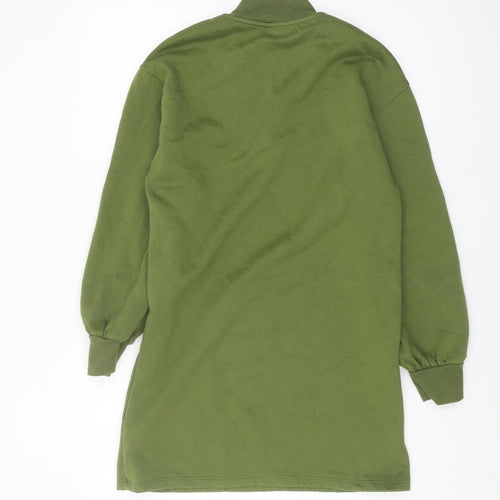 Bershka Green Women's Sweatshirt, Size S