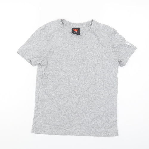 Canterbury Boys Grey T-Shirt Crew Neck Short Sleeve 10 Years