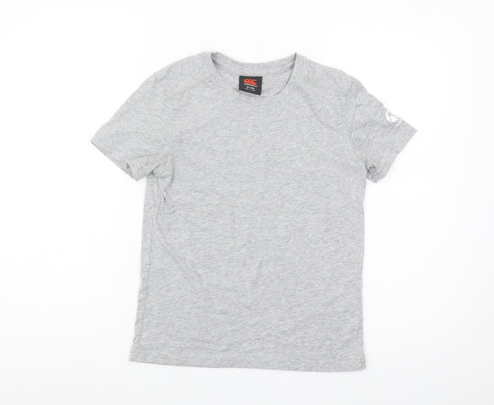 Canterbury Boys Grey T-Shirt Crew Neck Short Sleeve 10 Years