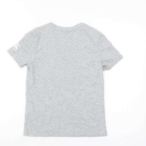 Canterbury Boys Grey T-Shirt Crew Neck Short Sleeve 10 Years