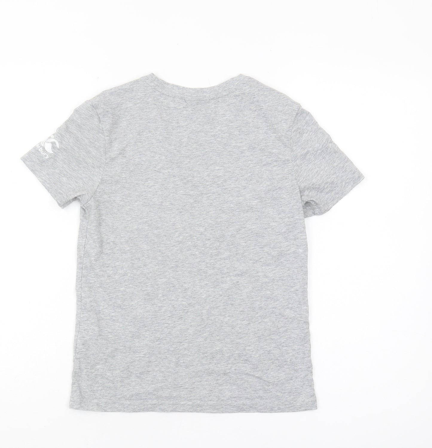 Canterbury Boys Grey T-Shirt Crew Neck Short Sleeve 10 Years