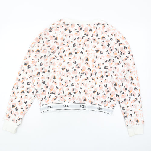 UGG Women's Multicoloured Animal Print Pullover Sweatshirt, S