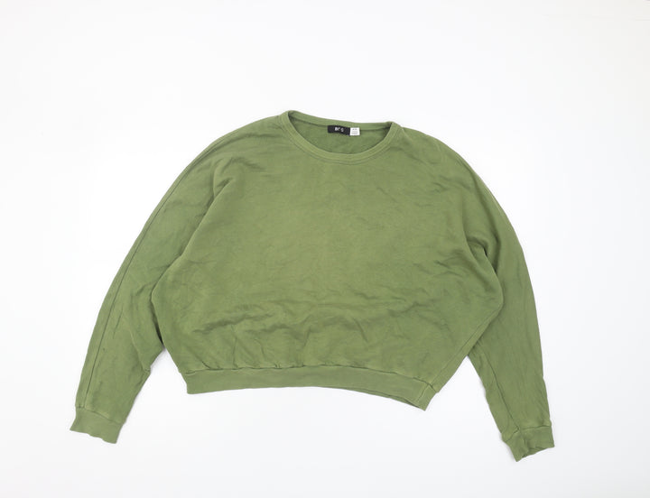 BDG Women's Green Sweatshirt, M, Crew Neck
