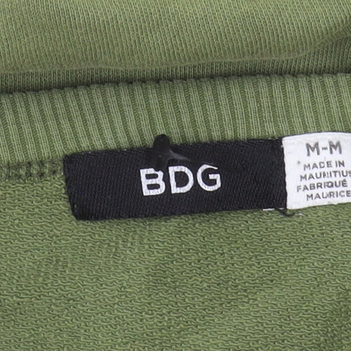 BDG Women's Green Sweatshirt, M, Crew Neck