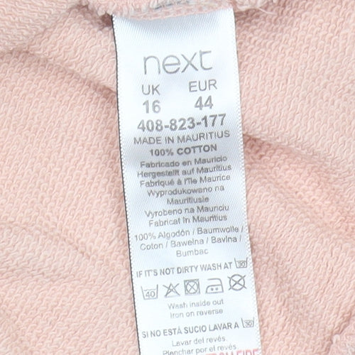 Next Women Pink Pullover Sweatshirt Size 16