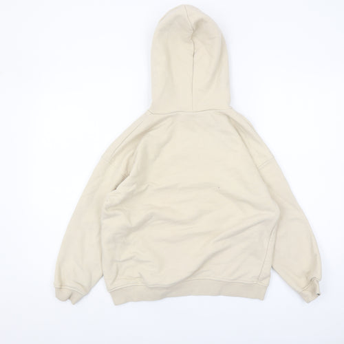 The Couture Club Boys Beige Pullover Hoodie 8-9 Years