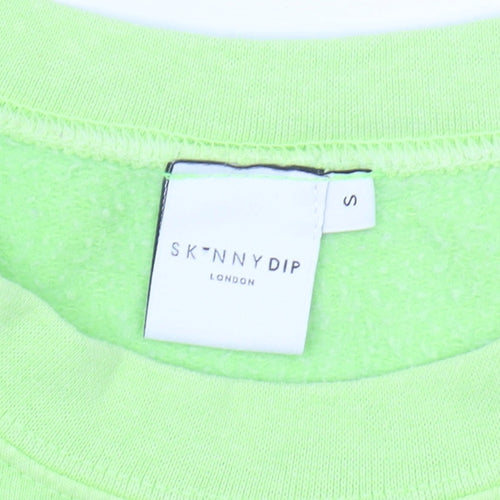 Skinnydip Women's Green Pullover Sweatshirt S
