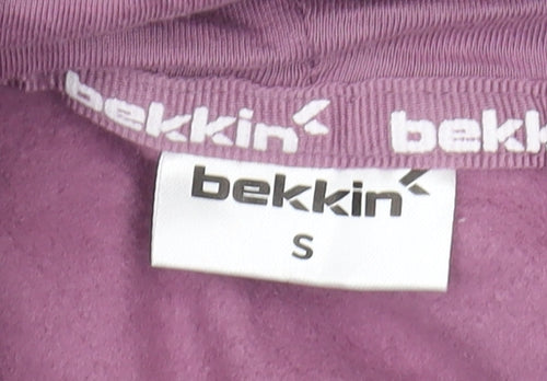 bekkin Women's Purple Pullover Hoodie - Size S, Casual Wear