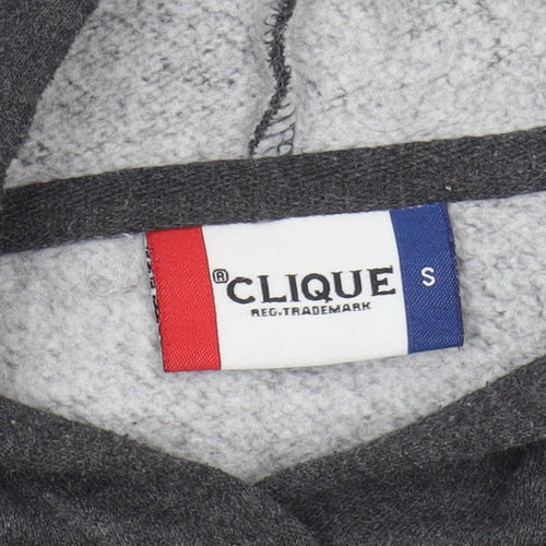 Clique Men's Grey Pullover Hoodie Size S