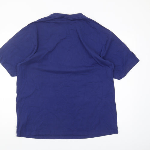 North Ridge Men's Blue XL Cotton Graphic T-Shirt