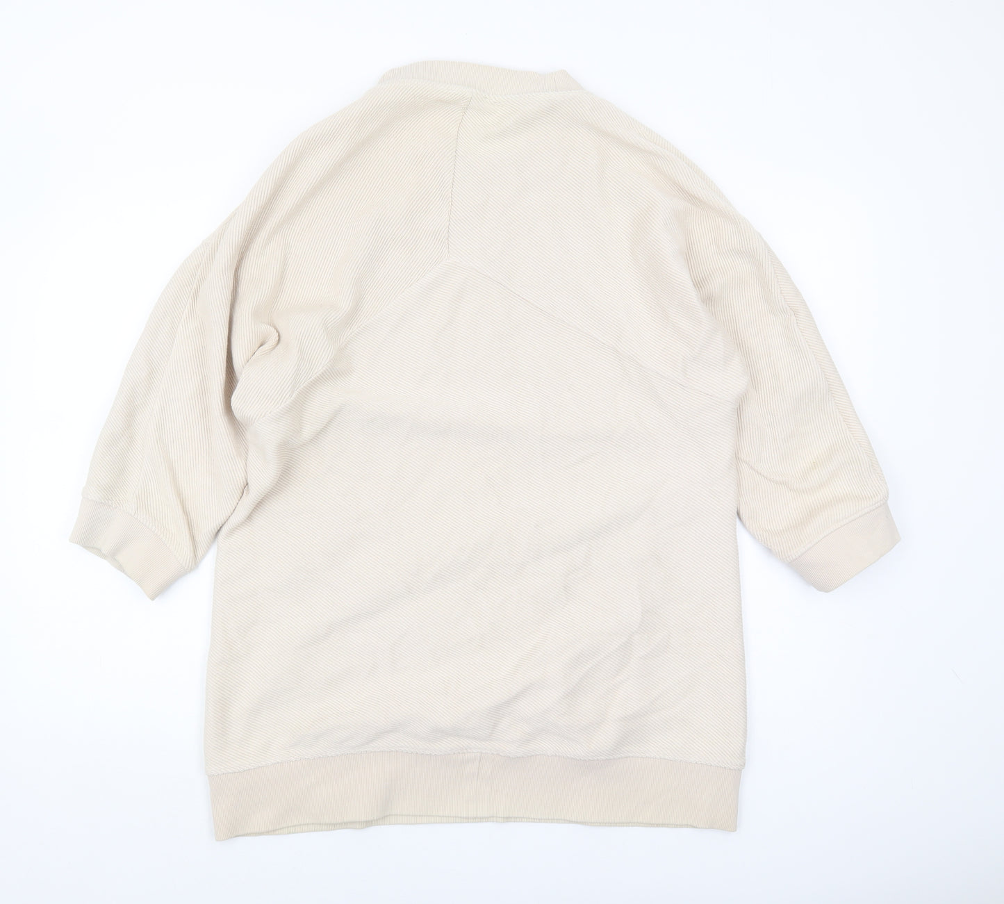 COS Beige Women's 2XS Pullover Sweatshirt