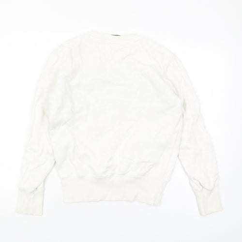 Champion Women's White XS Logo Sweatshirt