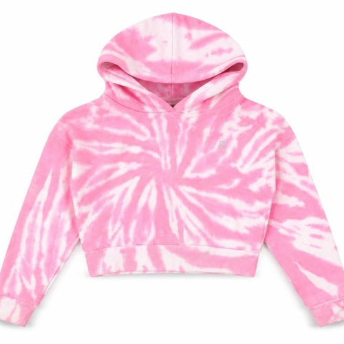 Dindydoll Girls Pink Tie-Dye Pullover Hoodie 8-9 Years