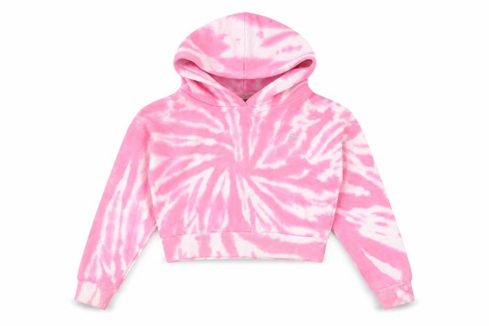 Dindydoll Girls Pink Tie-Dye Pullover Hoodie 8-9 Years