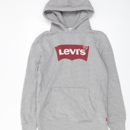 Levi's Men's Grey Pullover Hoodie, Size S