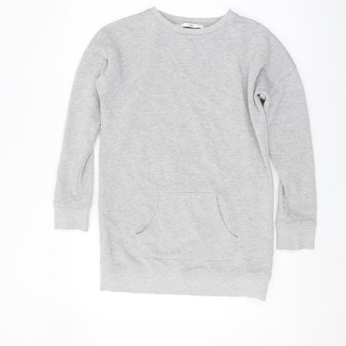 Marks and Spencer Girls Grey Pullover Sweatshirt 12-13 Years