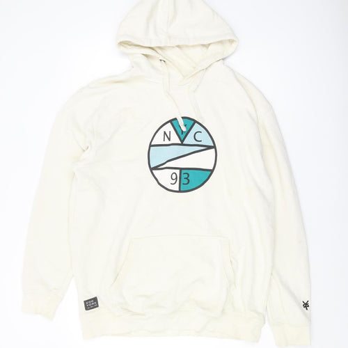 Zoo York Men's XL Ivory Pullover Hoodie with Logo
