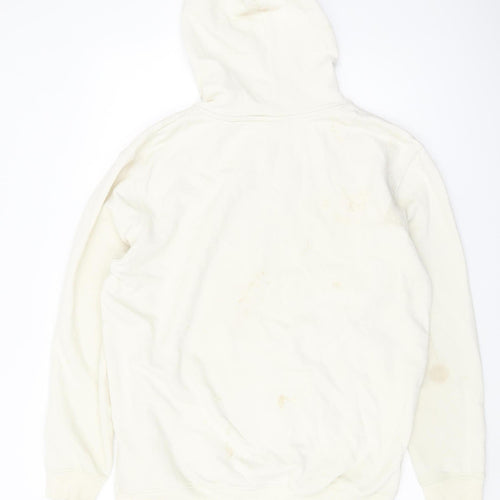 Zoo York Men's XL Ivory Pullover Hoodie with Logo