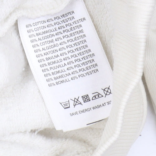 Zoo York Men's XL Ivory Pullover Hoodie with Logo