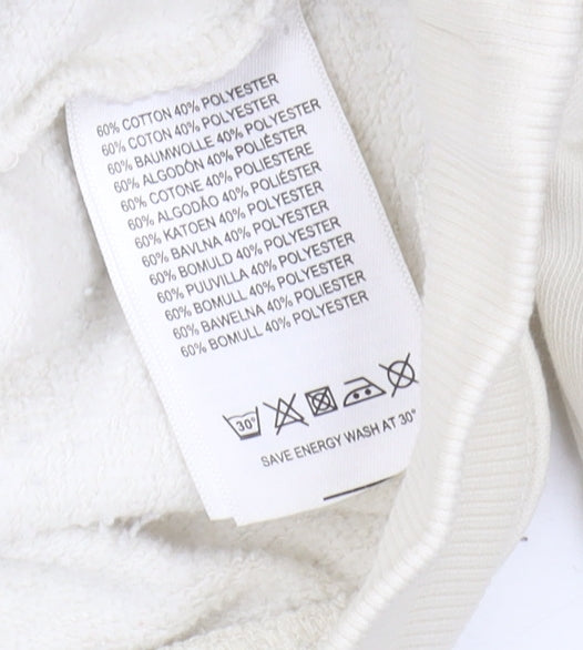 Zoo York Men's XL Ivory Pullover Hoodie with Logo
