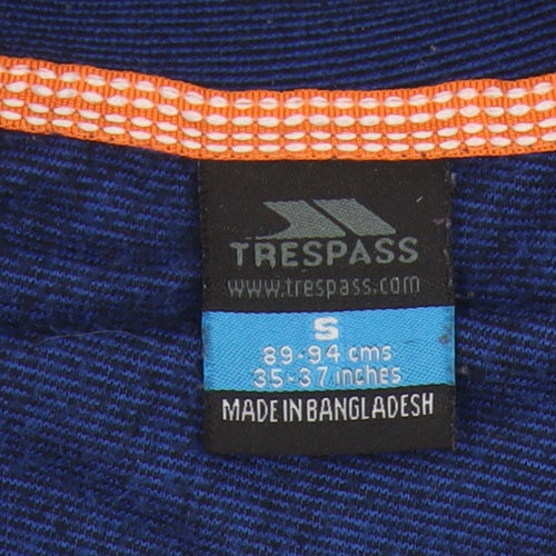Trespass Men's Blue 1/2 Zip Sweatshirt, S, Excellent Condition