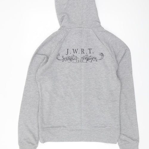 Jack Wills Women's Grey Pullover Hoodie Size 14
