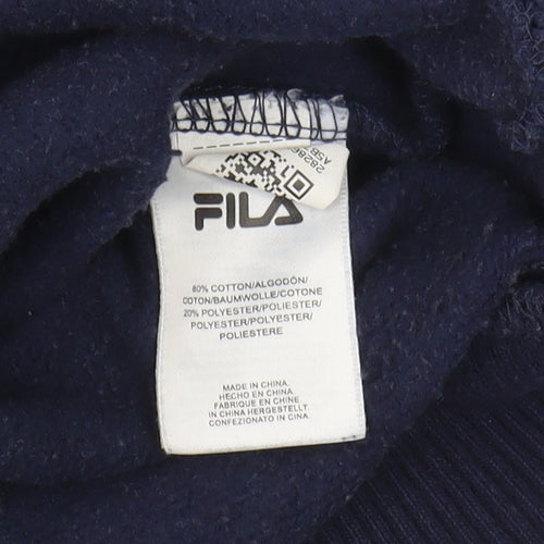 Fila Men's Blue Pullover Sweatshirt M
