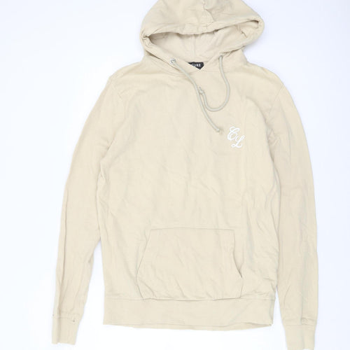 Closure London Beige Men's Small Pullover Hoodie