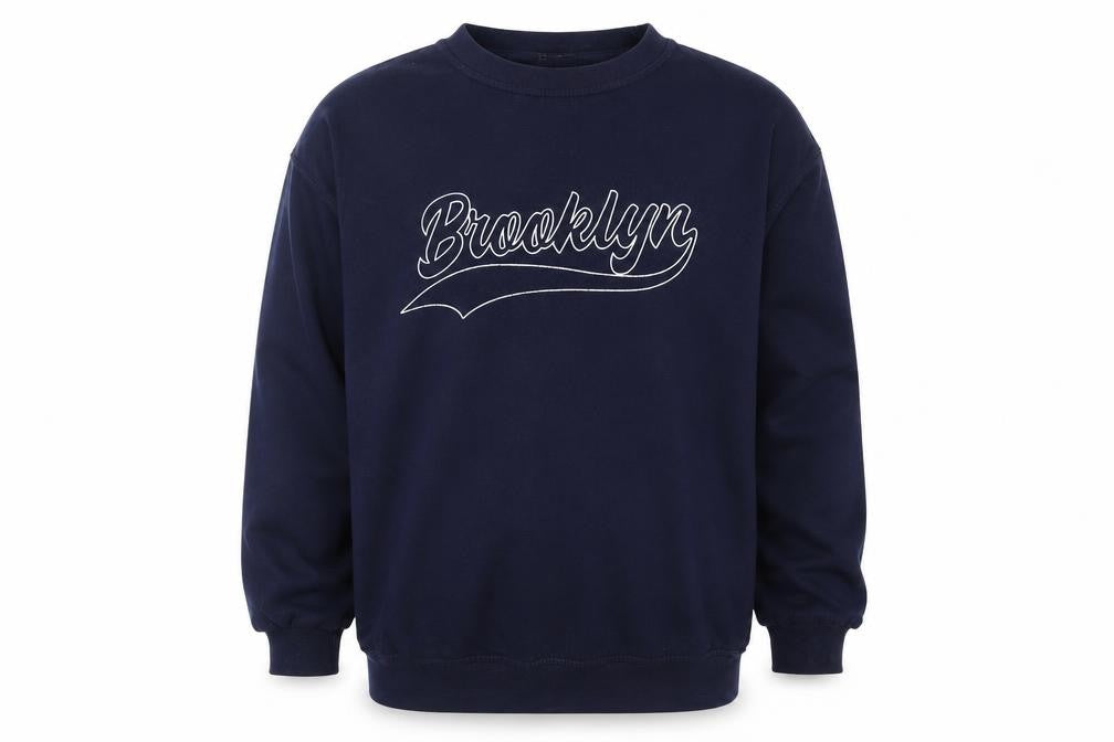 Front view of PRETTYLITTLETHING Men's Blue Sweatshirt M