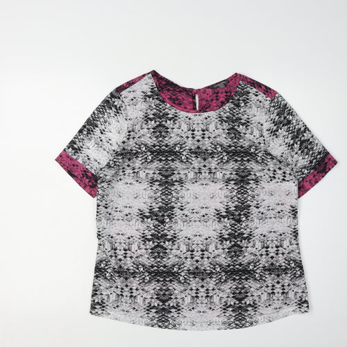 Limited Collection Women's Multicoloured Short Sleeve Top