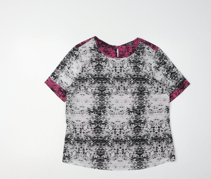 Limited Collection Women's Multicoloured Short Sleeve Top