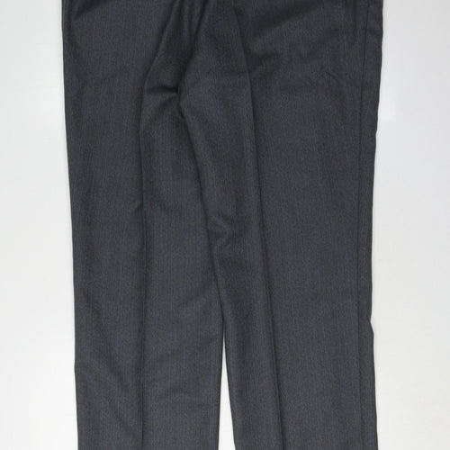 Wellington Men's Grey Formal Trousers L