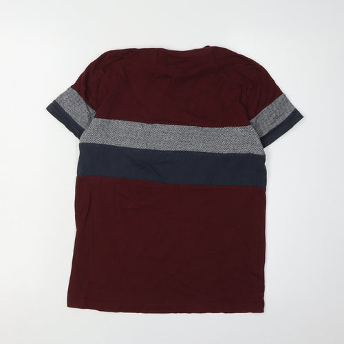 Next Boys Red Colourblock T-Shirt 11 Years
