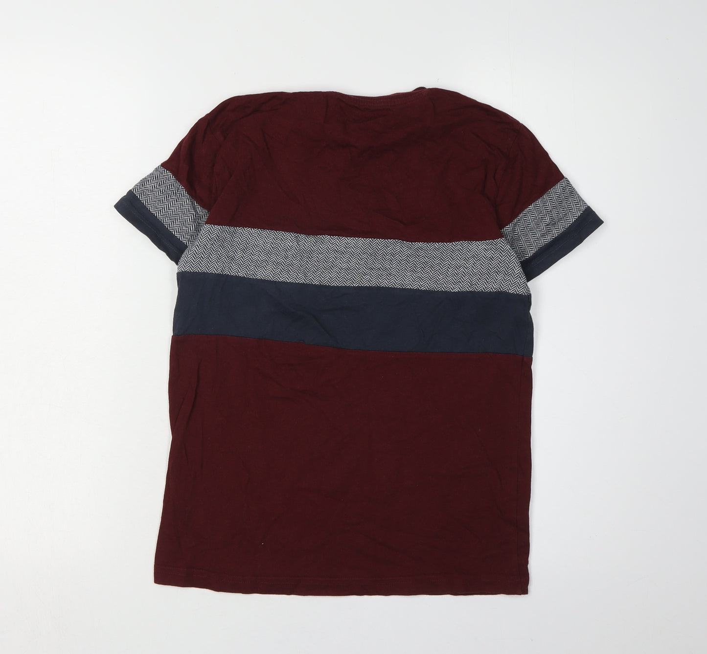 Next Boys Red Colourblock T-Shirt 11 Years
