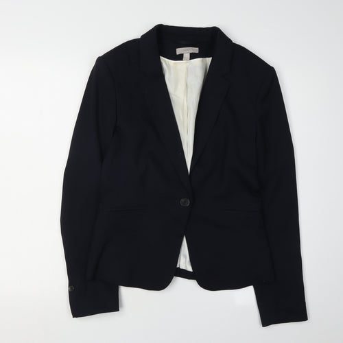 H&M Women’s Black Blazer, Size 10, Business, Lined