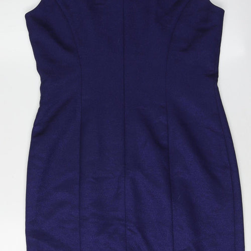 Precis Women's Blue Sheath Dress, Size 10, Party Ready