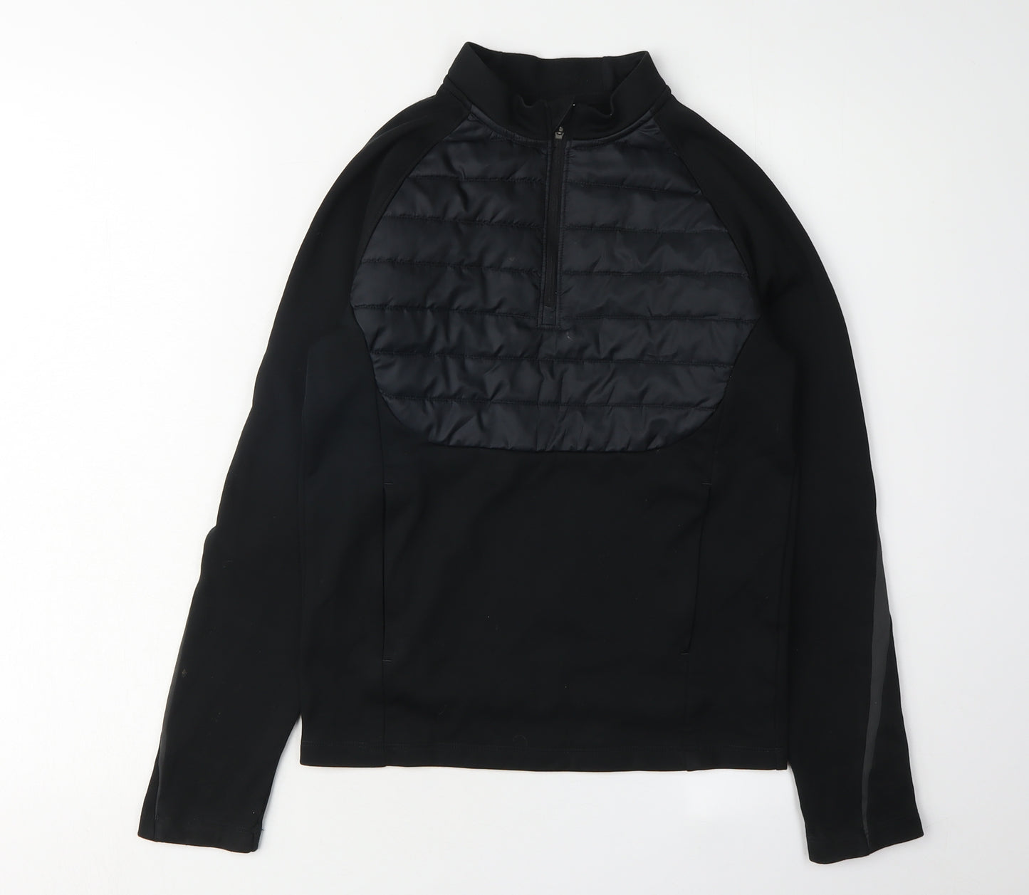 Nike Boys Black Therma-Fit Zip Sweatshirt Medium