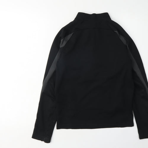 Nike Boys Black Therma-Fit Zip Sweatshirt Medium