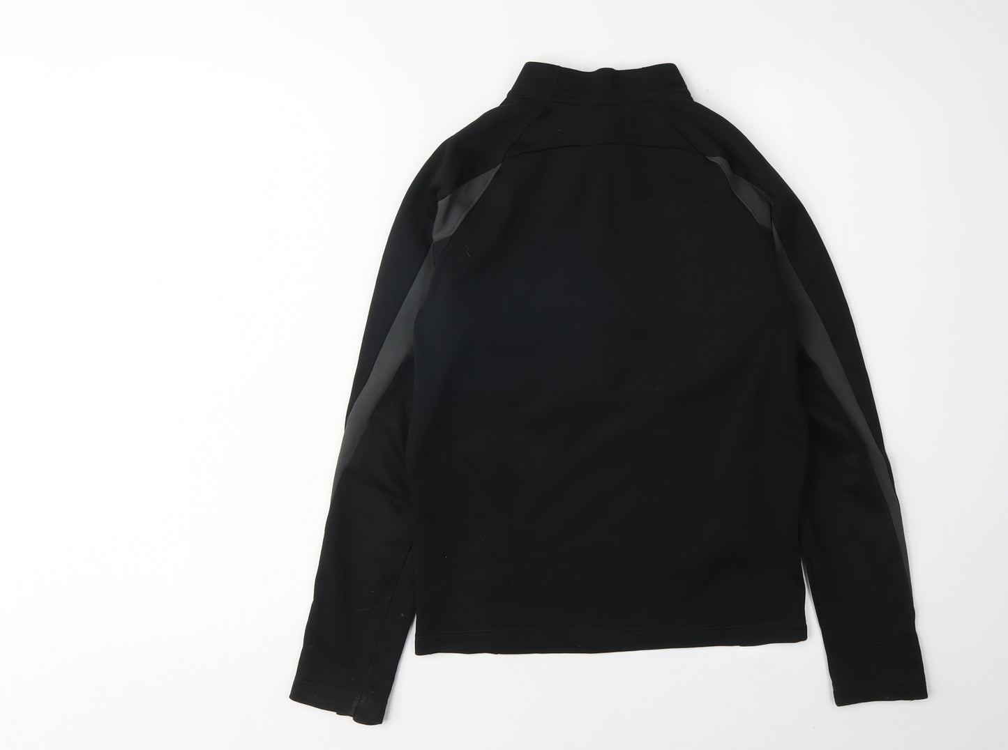 Nike Boys Black Therma-Fit Zip Sweatshirt Medium
