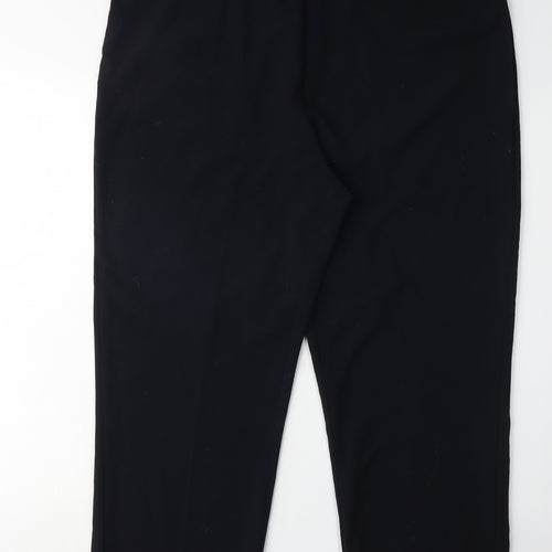 ISLE ESSENTIALS Women's Black Trousers Size 18
