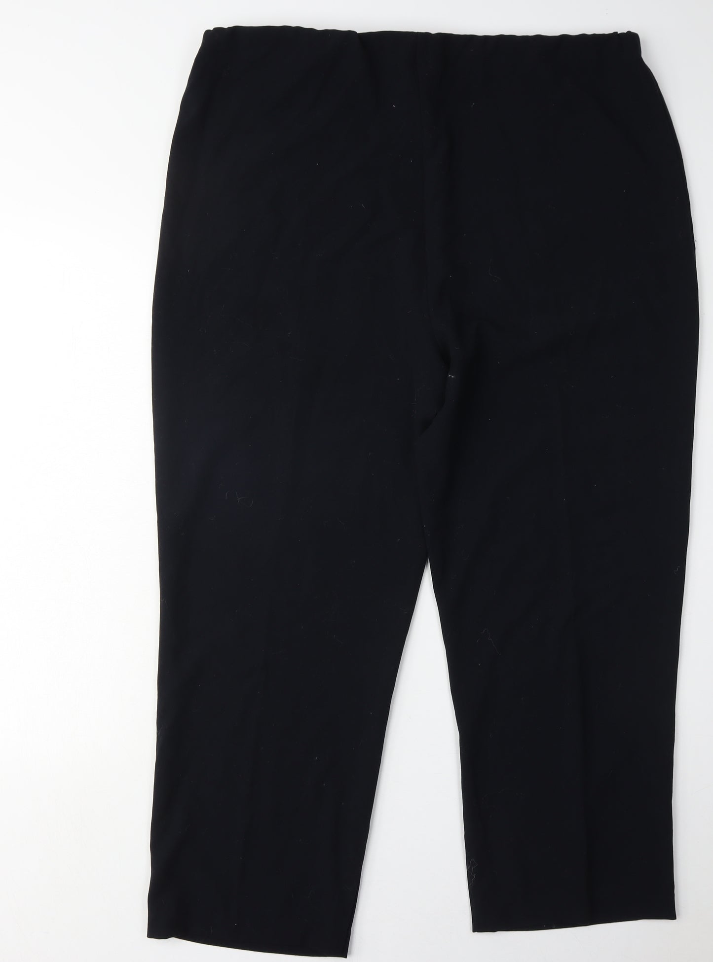 ISLE ESSENTIALS Women's Black Trousers Size 18