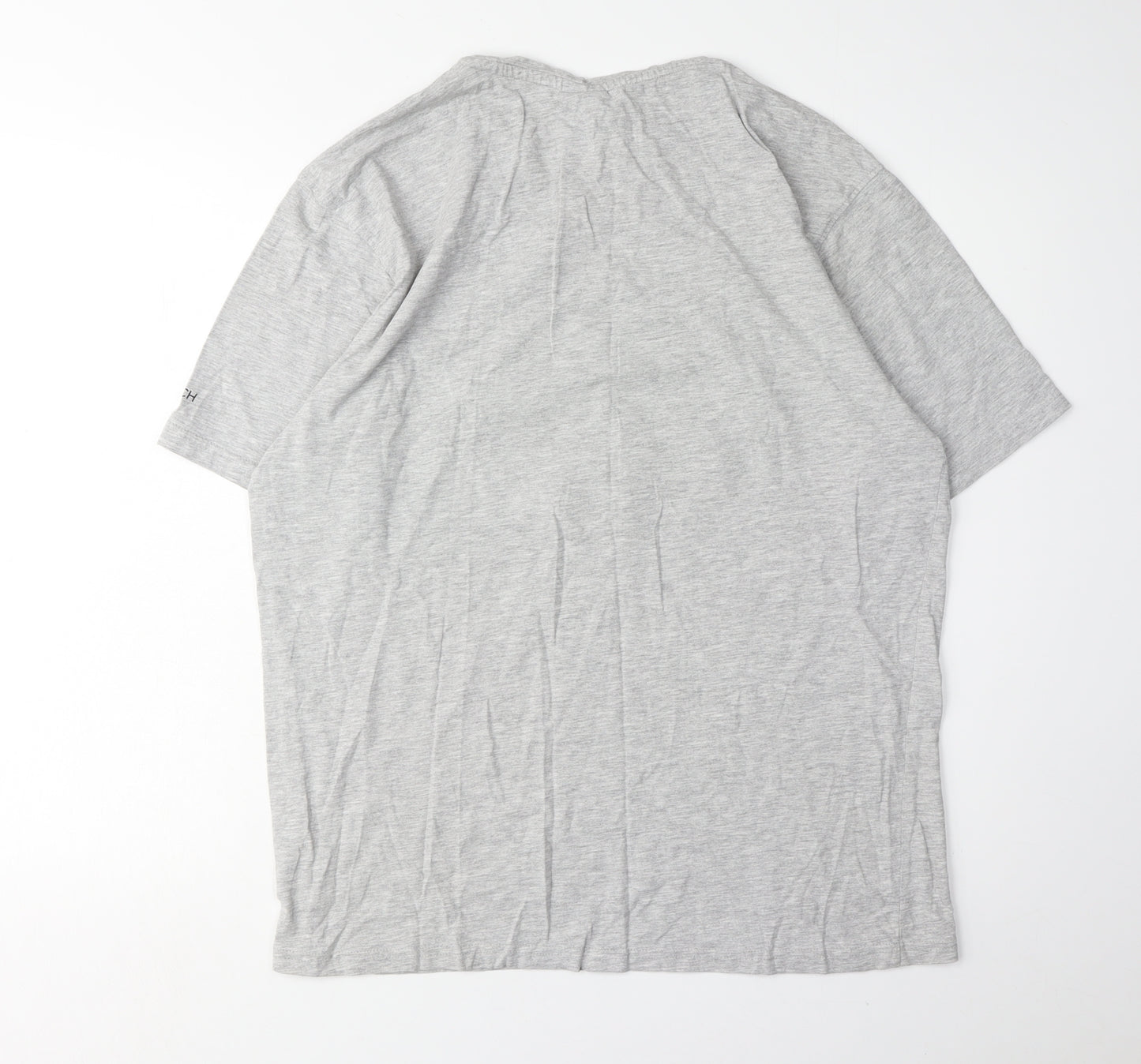 Crosshatch Men's Grey 2XL Camouflage T-Shirt