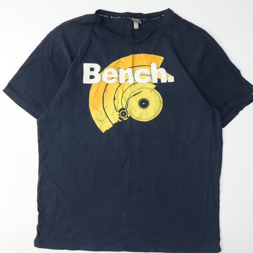 Bench Men's Blue 2XL Graphic T-Shirt