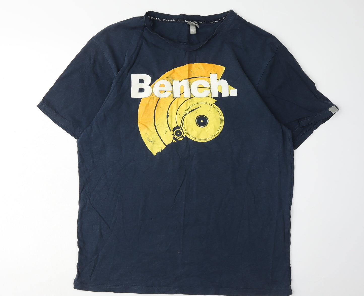 Bench Men's Blue 2XL Graphic T-Shirt
