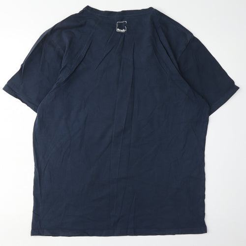 Bench Men's Blue 2XL Graphic T-Shirt